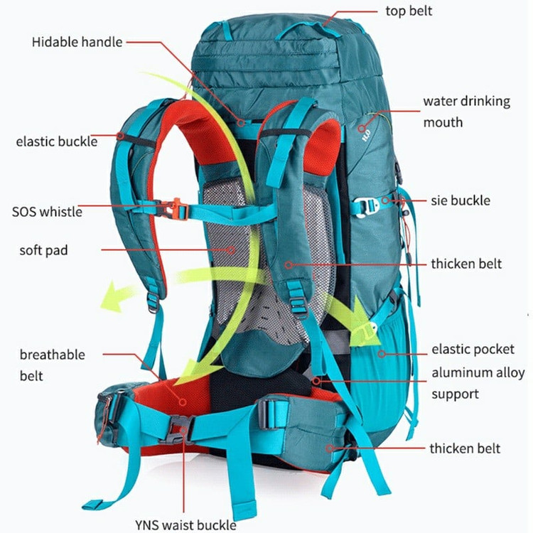 کوله پشتی شاسی دار کوهنوردی دو روزه