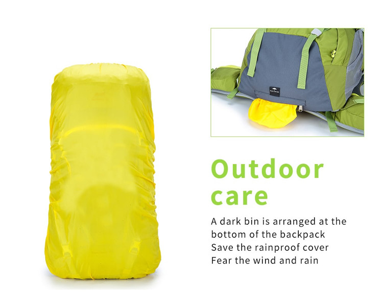 کوله پشتی ۵۰ لیتری کوهنوردی با کاور باران