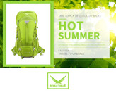 کوله پشتی کوهنوردی مناسب هوای گرم