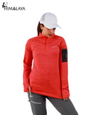 بلوزمیکرو فینگردار زنانه نیم زیپ هیمالیا