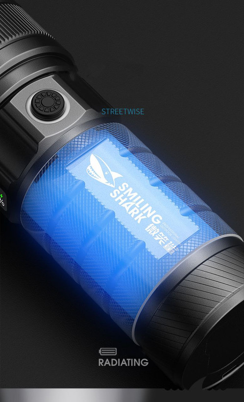 چراغ قوه 7000 لومنی اسمایلینگ شارک Smiling shark مدل SD-8101
