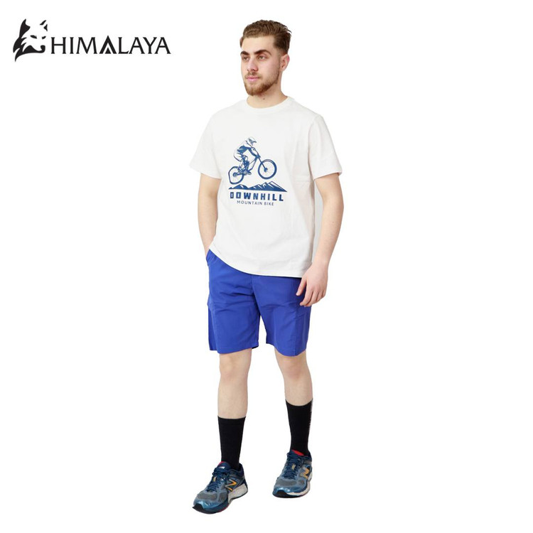 تیشرت طبیعت گردی پنبه هیمالیا طرح دوچرخه