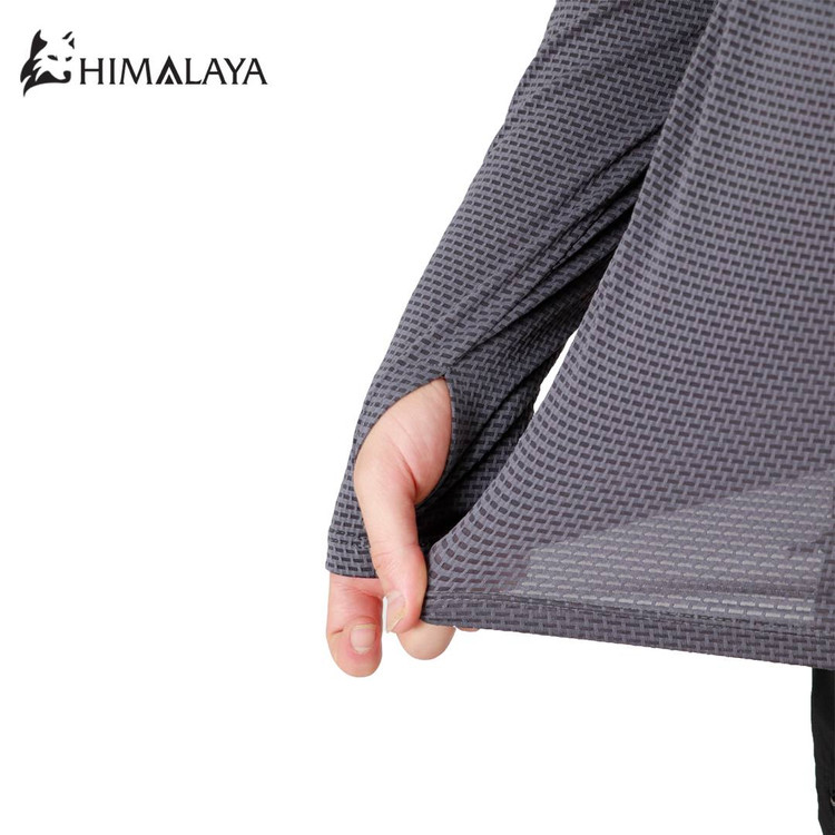 بلوز کوهنوردی هیمالیا فینگر دار با پارچه سبک