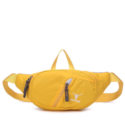 کیف کمری پیکینیو کله گاوی کد 6037 زرد