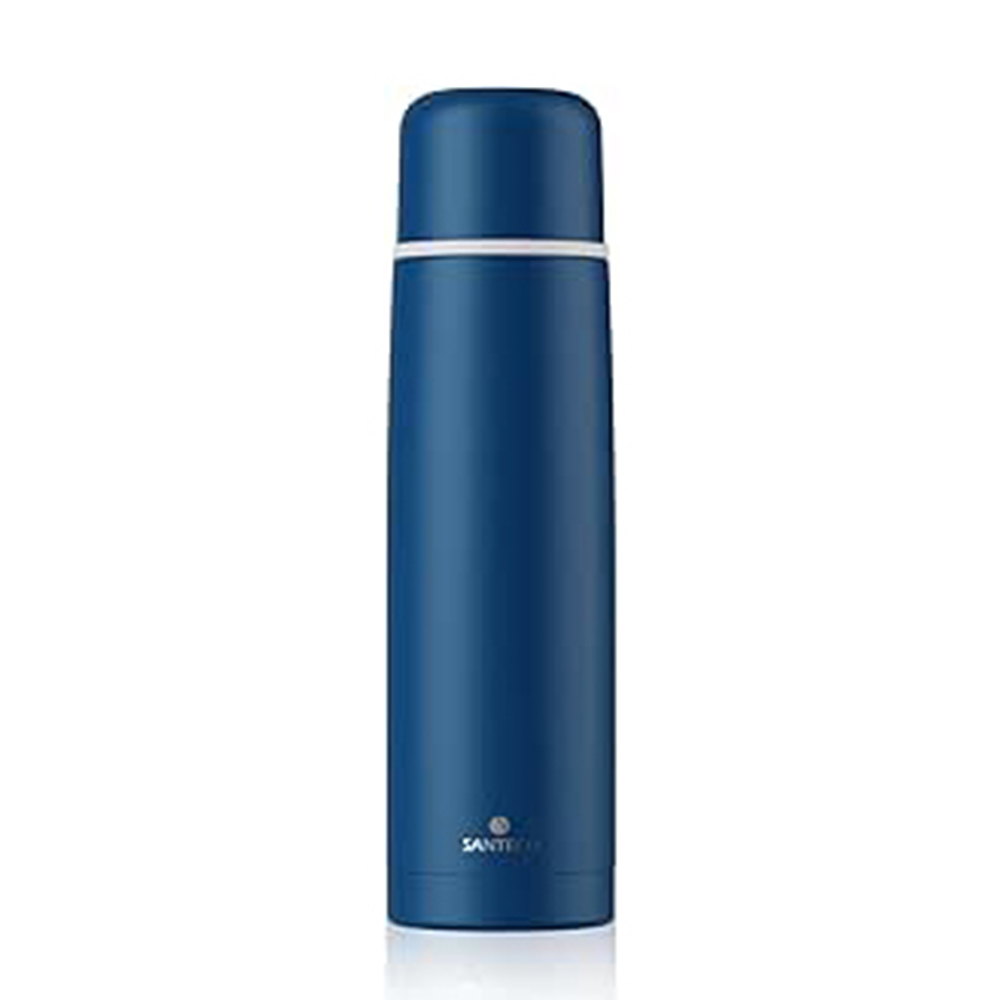 فلاسک دوجداره سانتکو 1000 میلی لیتری مدل VISEU ابی