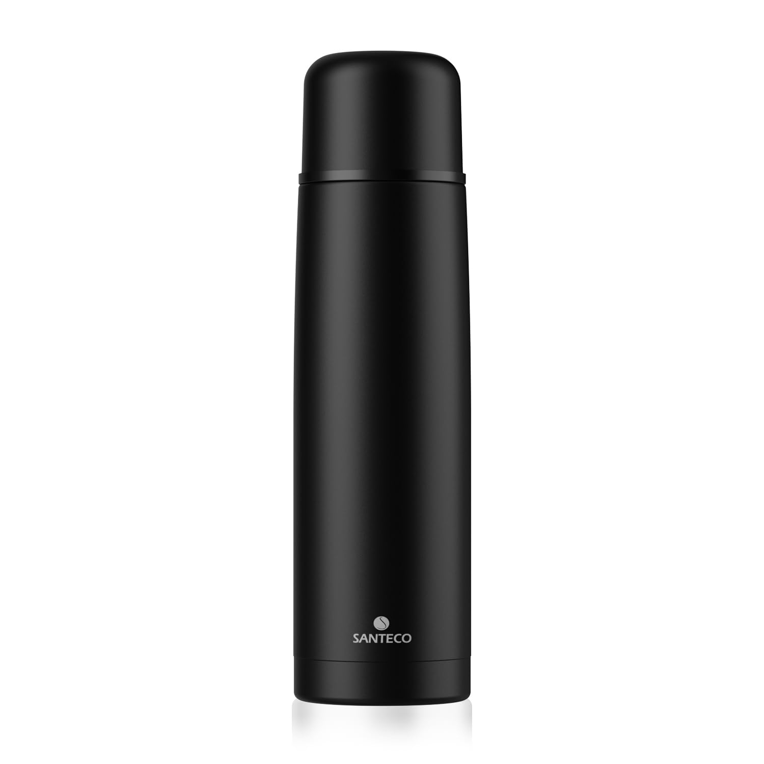 فلاسک دوجداره سانتکو 1000 میلی لیتری مدل VISEU مشکی