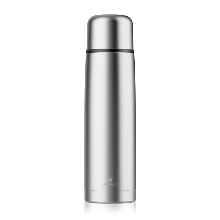 فلاسک دوجداره سانتکو 1000 میلی لیتری مدل VISEU استیل