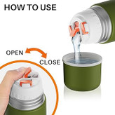 فلاسک دوجداره سانتکو 1000 میلی لیتری مدل VISEU ابی