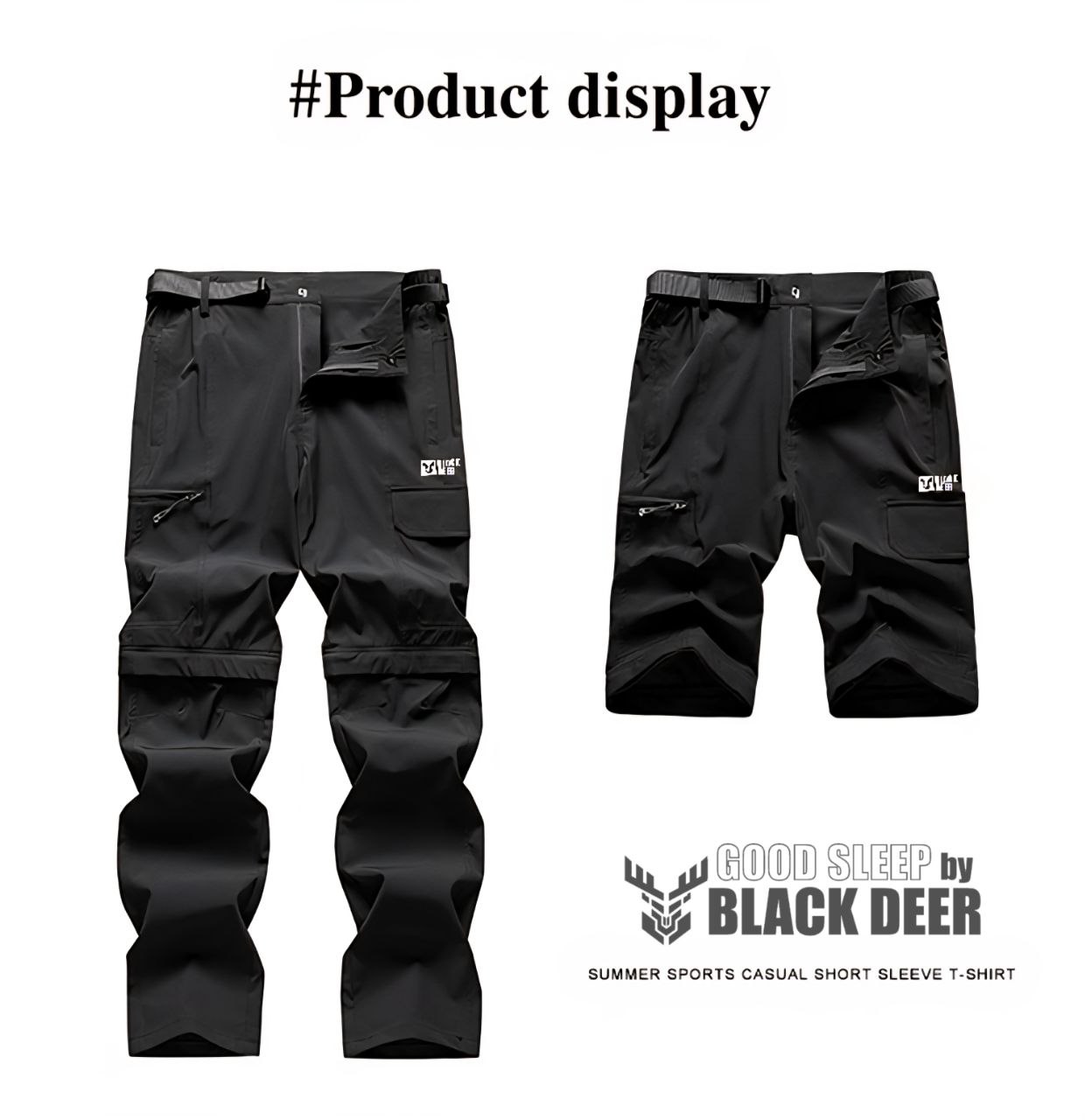 شلوار کوهنوردی و طبیعت گردی شلوارک شو بلک دیرS602