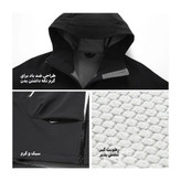 کاپشن ویندستاپر مردانه اسنوهاک کد SN-C2172 سرمه ای