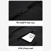 کاپشن ویندستاپر مردانه اسنوهاک کد SN-C2172 سرمه ای