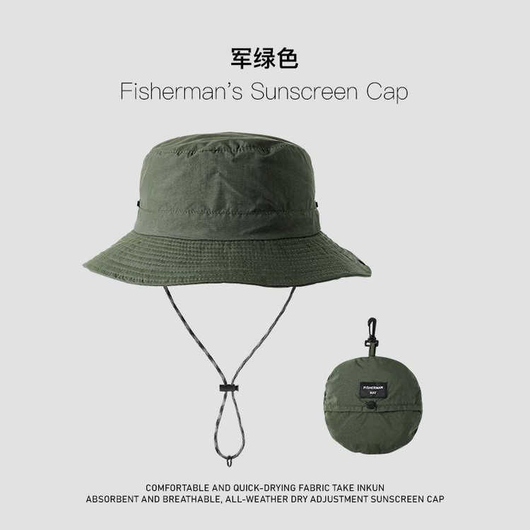 کلاه تابستانه جمع شو XM251 سبز